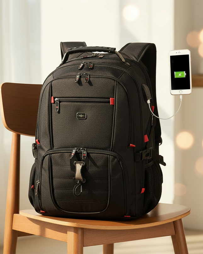 laptop rucksack herren swiss usb schloss geschenk - lifestyle