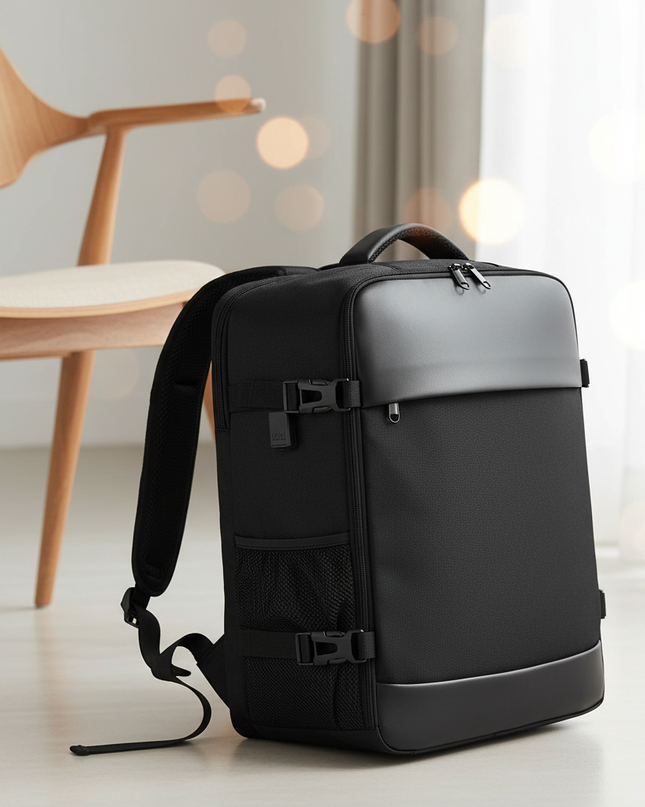 laptop rucksack handgepaeck flugzeug - lifestyle