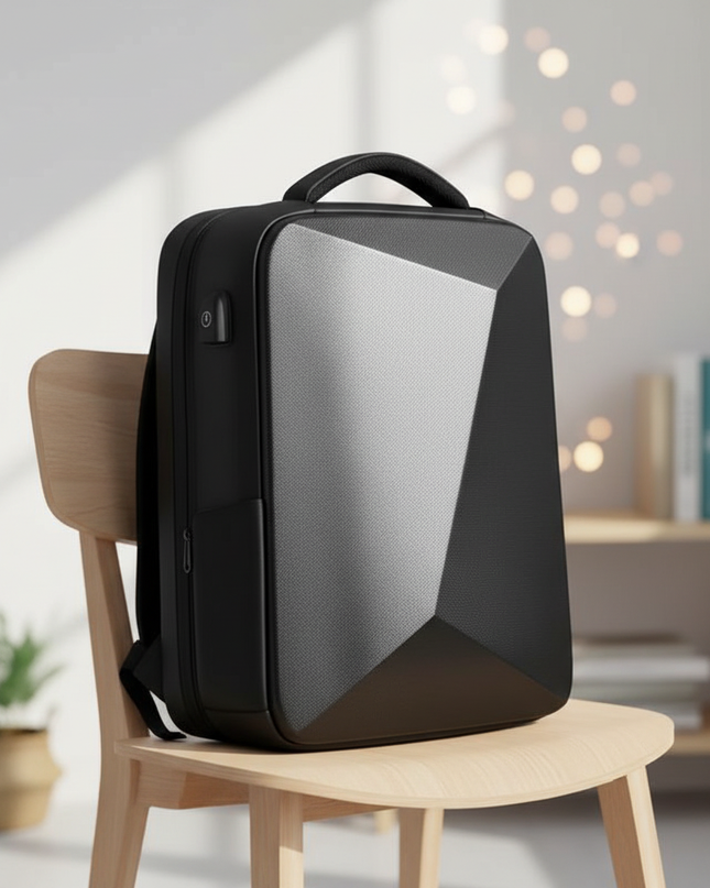 laptop rucksack hardshell erweiterbar 15 zoll - lifestyle