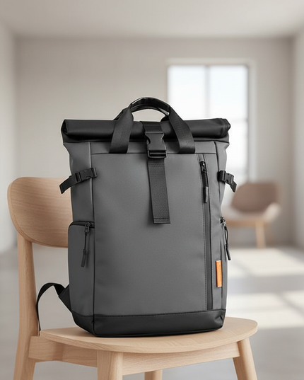 laptop rucksack rolltop 15 zoll - lifestyle