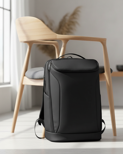 laptop rucksack 17 zoll premium business schwarz - lifestyle