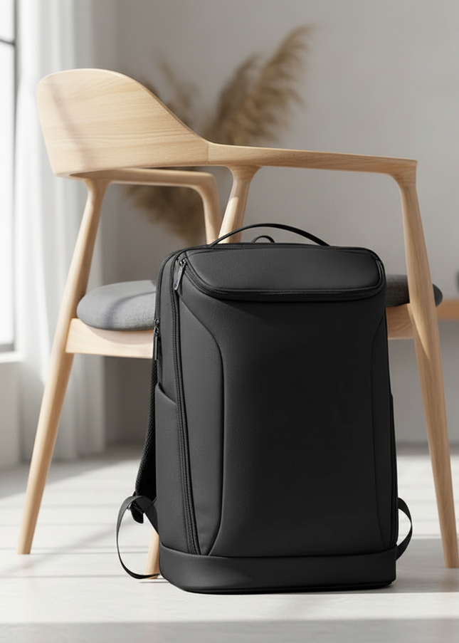 laptop rucksack 17 zoll premium business schwarz - lifestyle