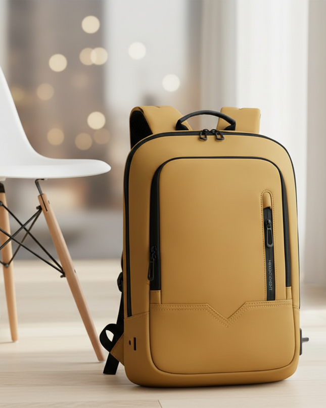 laptop rucksack farbig 15 zoll gelb blau rot weiss - lifestyle
