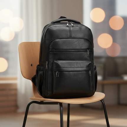laptop rucksack leder herren usb - lifestyle