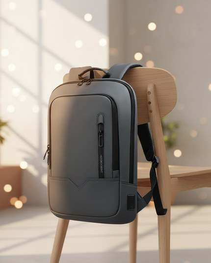 laptop rucksack slim grau 15 17 zoll v akzent - lifestyle