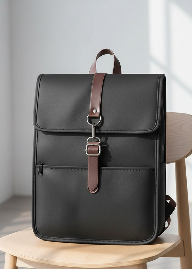 laptop rucksack hk business 15 zoll schwarz pu modern usb - lifestyle
