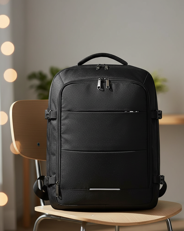 laptop rucksack 30 liter easyjet handgepaeck schwarz - lifestyle