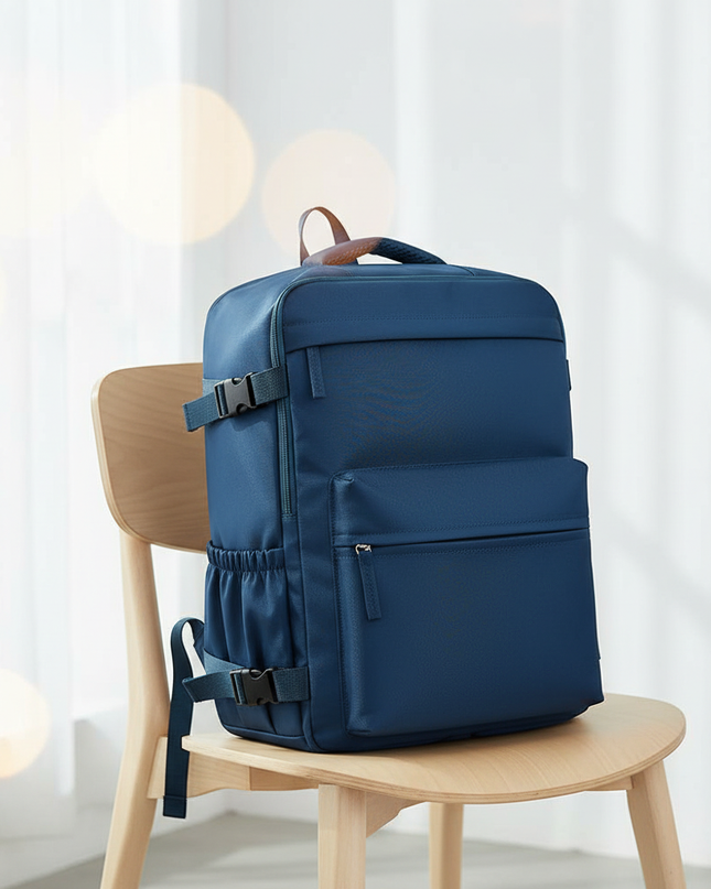 laptop rucksack reise schuhfach 40x30x19 dunkelblau unisex - lifestyle