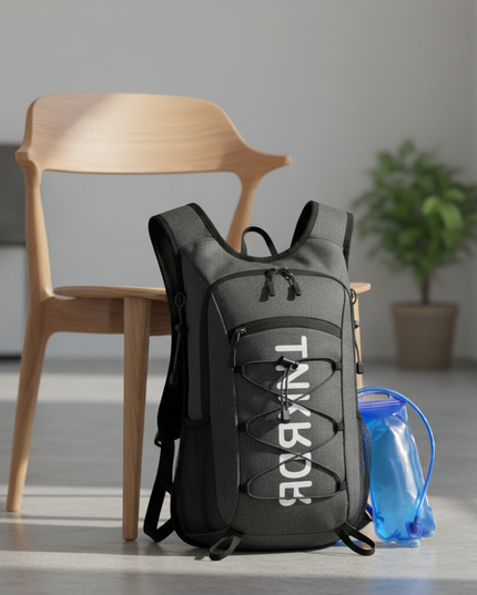 laptop rucksack fahrrad tactical trinkblase schwarz neon - lifestyle