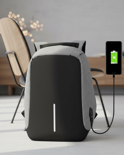 laptop rucksack anti diebstahl 15 zoll herren nylon usb - lifestyle