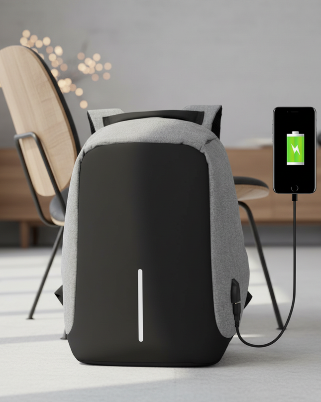 laptop rucksack anti diebstahl 15 zoll herren nylon usb - lifestyle