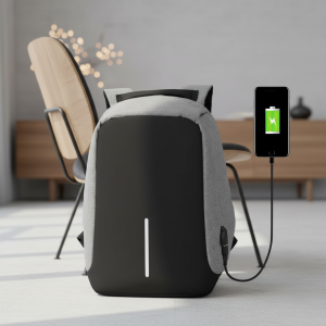 laptop rucksack anti diebstahl 15 zoll herren nylon usb - lifestyle